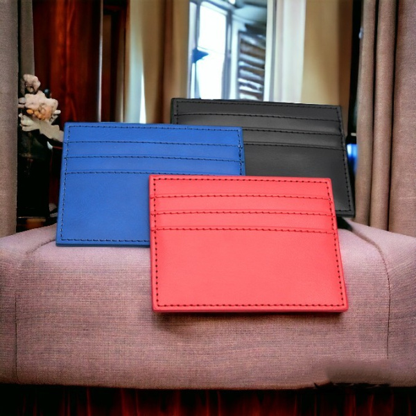 Держатель банковских карт и купюр Versal 10х8см. / Картхолдер - визитница из экокожи